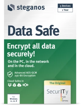 Steganos Data Safe パッケージ - 正面