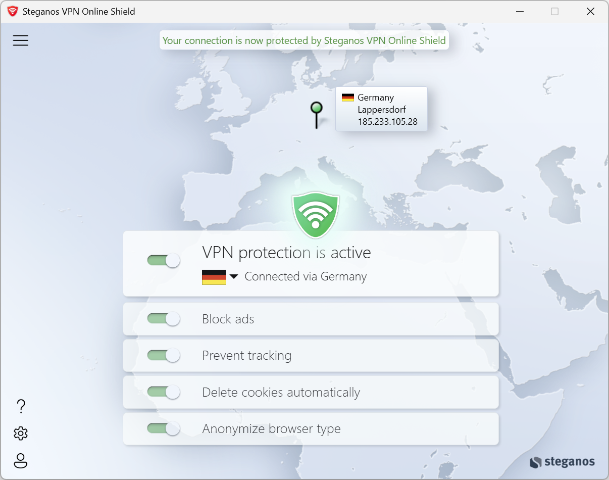Steganos VPN Online Shield